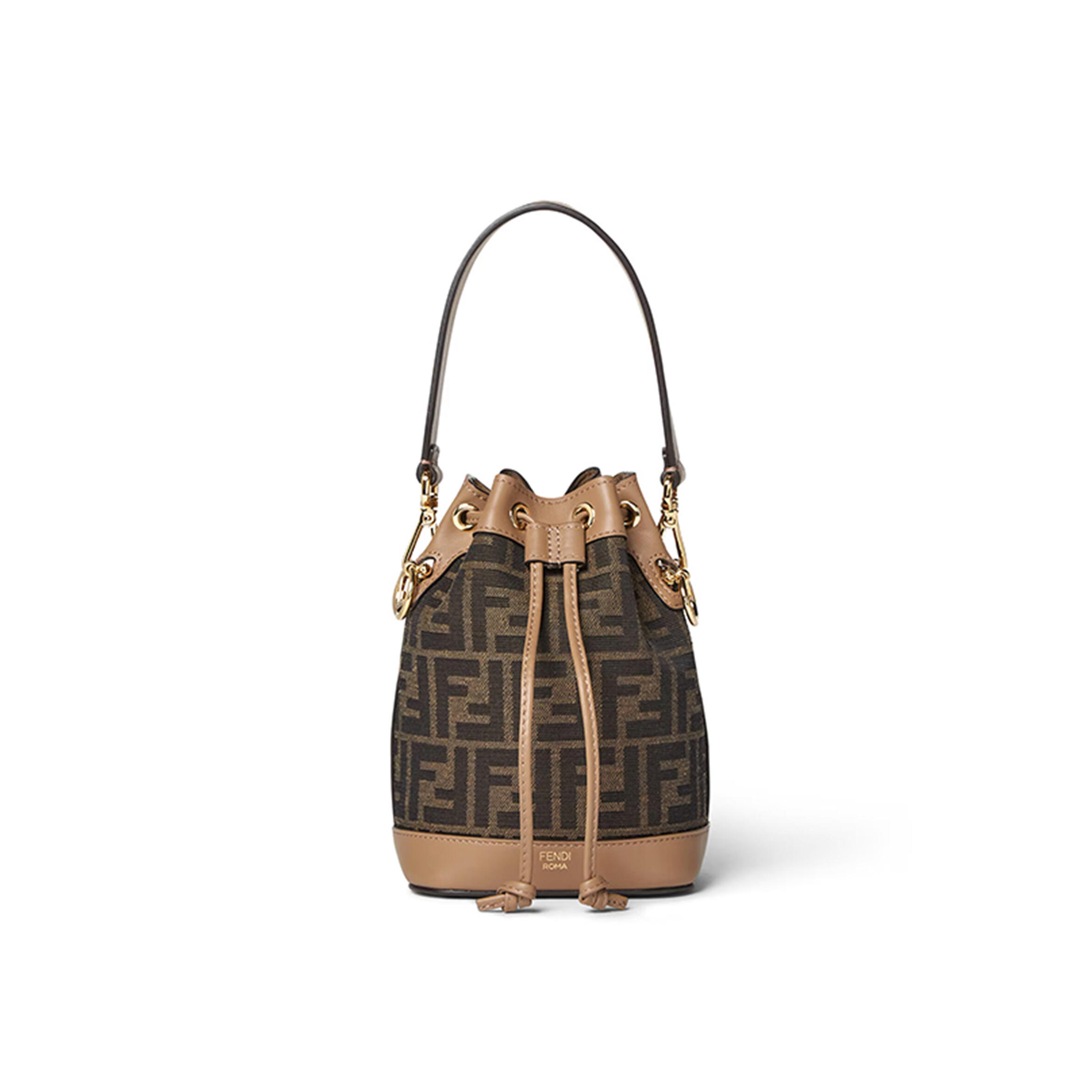 FENDI MON TRESOR FABRIC BROWN 8BS093ALP3F1AOE (18*14*12cm)